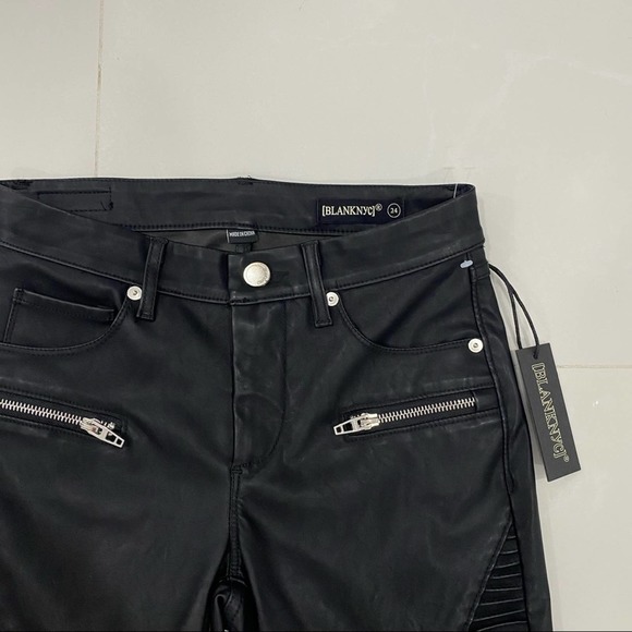 Blanknyc Black Vegan Leather Moto Pants - Picture 10 of 12